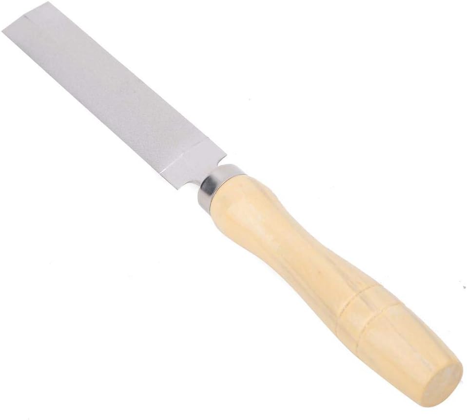 Hilitand 5in Diamond Rasp Grinding Tool with Wood Handle for Woodworking Garden Tool, 5 in - Image 3