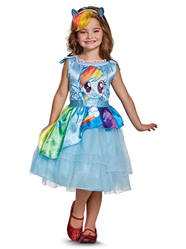 Rainbow dash movie classic costume, blue, small (4-6x)