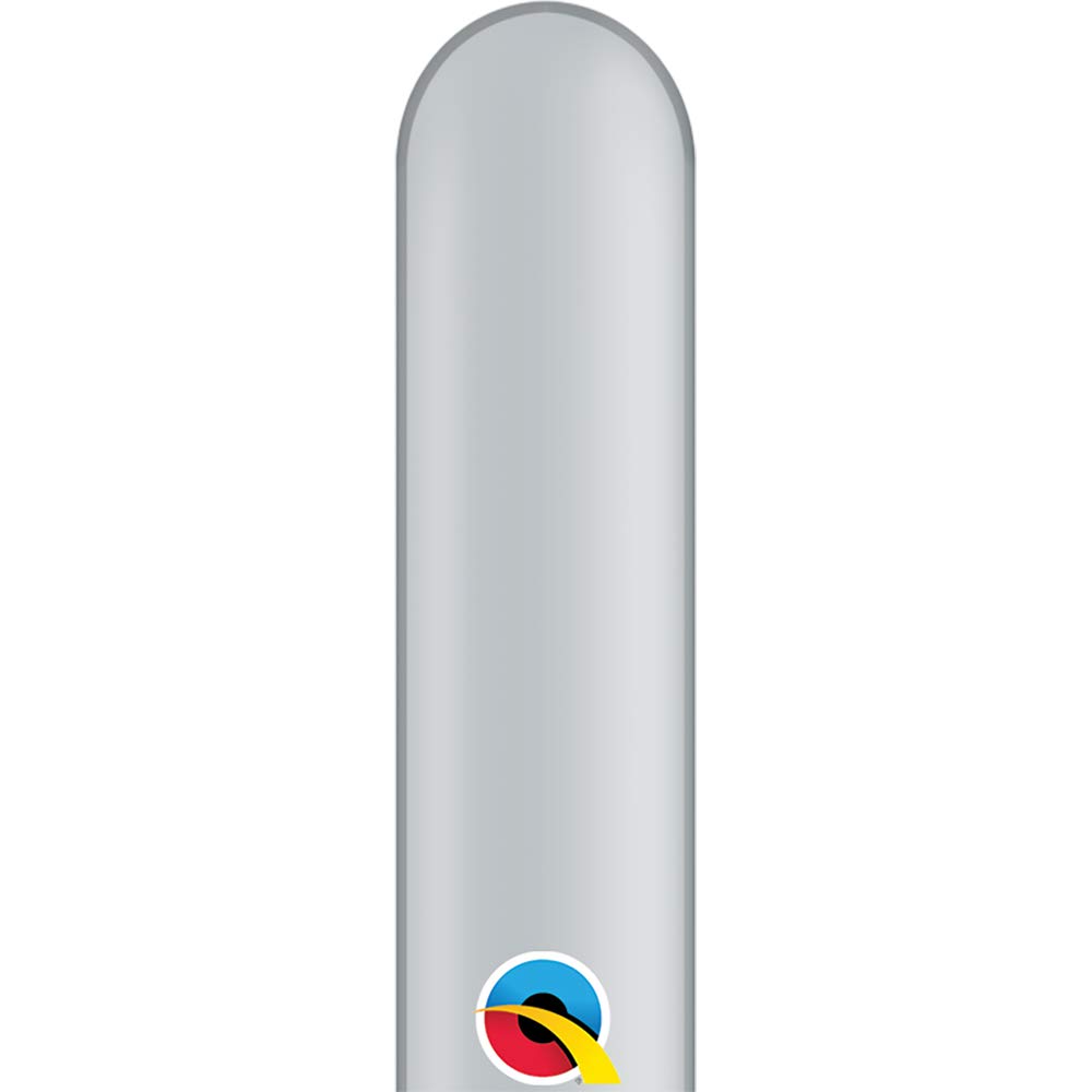 Qualatex 43960 260QSILVER 100CT Modelling or Twisting Balloons