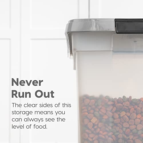 IRIS USA 65 Quart Airtight Pet Food Storage Container for Dog, Cat