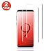 Galaxy S9 Screen Protector [2-Pack],Cafetec [9H Hardness] [Anti-scratches] [Anti-Fingerprint] [Bubble Free] Tempered Glass Screen Protector Film for Samsung Galaxy S9.