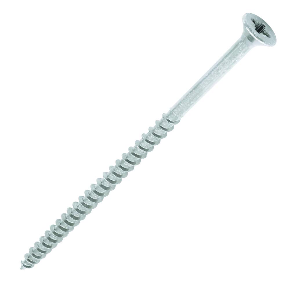 TIMCO Solo Chipboard & Woodscrews - PZ - Double Countersunk 5.0 x 100 - Zinc - Box of 100 — image 1