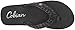 Cobian Women's Braided Bounce Charcoal Flip Flop 8