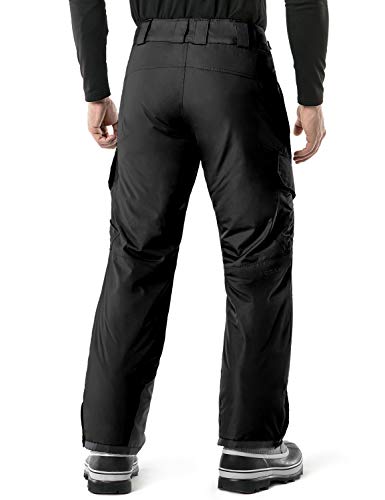 image for TSLA Men's Rip-Stop Snow Pants Windproof Ski Insulated Water-Repel Bot