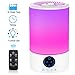 Cool Mist Humidifier, 3L Top Fill Ultrasonic Humidifier for Bedroom with 7 Colors Night Light and Remote Control, Adjustable Mist Levels, Optional Timer, 6 Dimmer, Super Quiet Operation (White)
