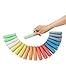 (50 ct Box) Sidewalk Chalk Set Non-Toxic Dustless Chalk Colorful