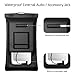 3iArt WPBAG01 Floating Waterproof Case Dry Bag with Armband & Audio Jack for iPhone 6, 6 Plus, 6s, 6s Plus, 5s, Samsung Galaxy s6, TPU Construction Pouch & IPX8 Certified - Black