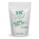 Alpha GPC 50% Powder 100g (167 Servings) | Cognitive Enhancer | Nootropic | Enhanced Power Output | Mood Support | Memory | Learning | Concentration | Focus