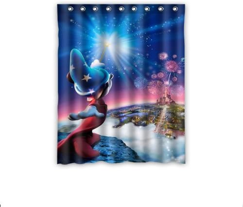 Personalized Custom Fantastic Mickey Mouse Thermal Insulation Blackout Living Room, Bedroom Window Curtain 52 "x 63"