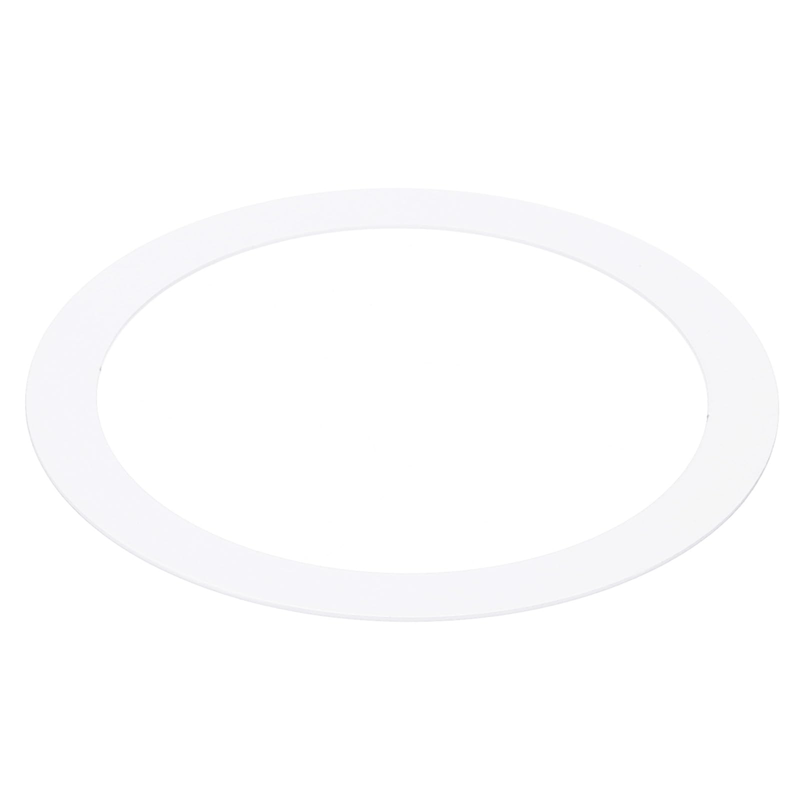PATIKIL 3.19" ID 3.94" OD Goof Rings for Recessed Light, Gloss White Goof Metal Trim Ring Lighting Fixture for Ceiling Wall Recessed Can Downlights