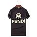 Fendi Black Short Sleeves Shirt Fashion Style T Size L