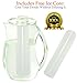 Chef’s INSPIRATIONS Fruit Infusion Water Pitcher. 2.9 Quart (2.75 Liters). Best For Infused Lemon, Fruit, Herbs Or Tea Beverages. Shatterproof Acrylic. Includes Ice Core & Bonus Infuser Recipe eBook