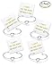 CHICNOW Bridesmaid Gifts for Wedding Guest Tie the Knot Silver Bracelet Silver Maid of Honor Bangle (Silver Set of 5)