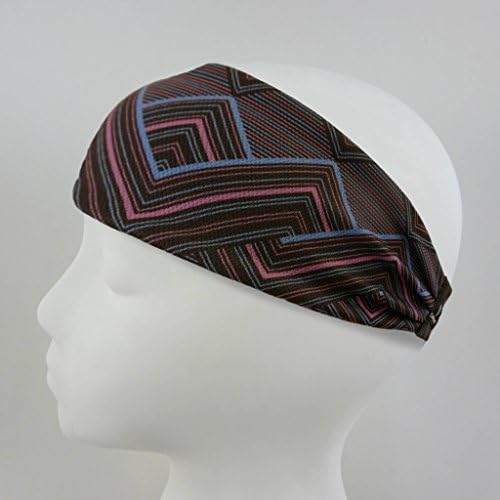 High Performance Sweat-Wicking Headband - In and Out Pattern