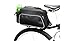 Roswheel Texture Series Cycling Bicycle Bike Pannier Rear Seat Bag Rack Trunk - Also as Shoulder Bag or Handbag Black