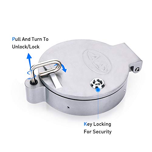 AA Products Universal Conduit Carrier Kit Fit 6" PVC Pipe, No Drilling Required, Silver Pricepulse