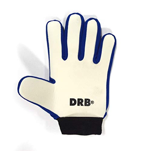 DRB DRIBBLING Boca JRS Kids Goalkeeper Gloves, Soccer Gloves with Double Wrist Protection and Non-Slip Wear Resistant Latex Material to Give Protection to Prevent Injuries Size 4"