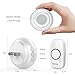 SECRUI Wireless Doorbell with 2 Receivers, Waterproof Mini Doorbell 1,000ft Range 90dB Mute Mode 32 Melodies & Colorful LED Flashing - White