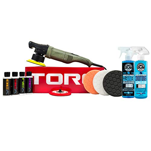 Chemical Guys BUF501X TORQ 10FX Random Orbital Polisher Kit with Pads