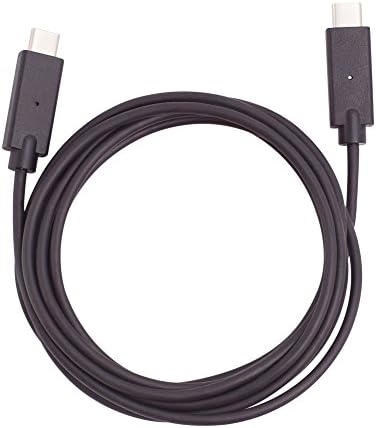 TouchTonic USB-C Cable - Extended 2m USB Version 3.1 Type C Male to Male Charging and Data Transfer Cord (Works with New Macbook, Google Pixel &amp; More)