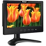 EYOYO 7 inch 16:9 TFT LED Color 1024x600 Full HD Monitor Display Screen With HDMI BNC VGA AV USB Input with Build-in Speaker (7 inch 16:9 1024x600)