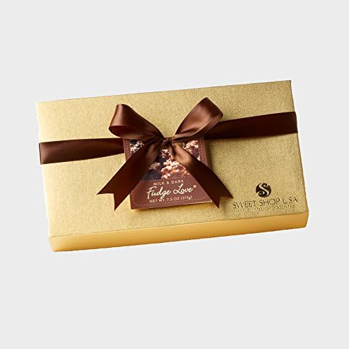 Sweet Shop USA Milk and Dark Fudge Love - 10 piece 7.5oz