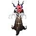 Dreamone 10 Foot Halloween Inflatables Flashing Ghost Pumpkin Creeper for Halloween Indoor Outdoor Yard Garden Party Decorations