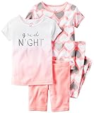 Carter's Carter's Baby Girls 4 Pc Cotton 331g233, Print, 18M