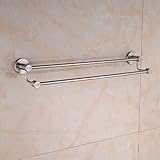 KES A2103-2 Bathroom Lavatory Double Towel Bar Wall Mount, Brushed SUS304 Stainless Steel