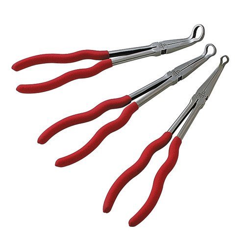 Sunex 3703 11-Inch Long Hose Gripper Pliers Set, 3-Piece