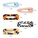 Alligator Hair Clips for Women - Tortoise Shell Resin Hair Clip Large Hair Barrettes Accessories (5 Pcs Multicolor)