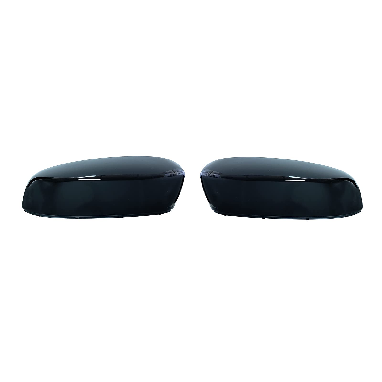 Photo 1 of KYYET Pair Gloss Black Mirror Caps Cover Compatible with GMC Chevrolet Silverado Sierra 1500 2500 HD 3500 HD Avalanche Tahoe 2007-2013 Pick up Replacement for 25788157 25788156
