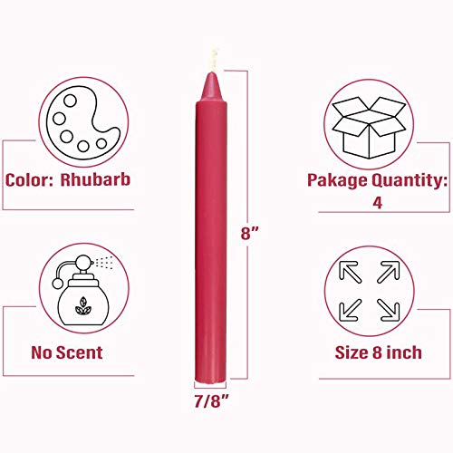 image for CandleNScent Formal Dinner Taper Candles, Candle Sticks, Dripless Cand