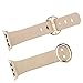 Baseus Apple Watch Band, Modern Slimple Series Genuine Leather Strap Wrist Band with Metal Clasp for Apple Watch - 38mm - Khaki
