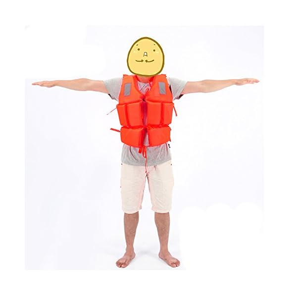 Adult-Foam-Swimming-Buoyancy-Aid-Sailing-Kayak-Life-Jacket-Vest-Whistle-OrangeAdult-Foam-Swimming-Buoyancy-Aid-Sailing-Kayak-Life-Jacket-Vest-Whistle