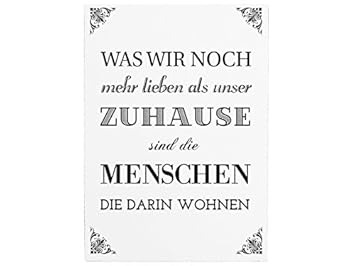 42x30cm Schild Holzschild Was Wir Noch Mehr Lieben 2 Spruche Haus