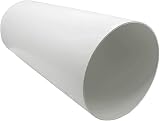 Kair Plastic Ducting Pipe 150mm 6in Short Length Rigid Straight Duct