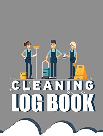 Cleaning Log Book: 120-page Blank, Lined Writing Journal for Cleaners - Makes a Great Gift for Men, Women and Kids who are Interested in Cleaning (5.25 x 8 Inches / Gray)