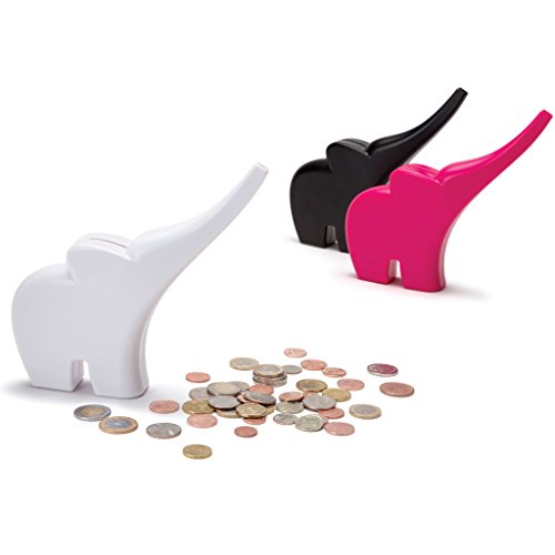 Monkey Business Elli The Elephant Coin Bank Vault - Animal Toy for Kids of All Ages, Fun Money Savings Teaching Toy Pink