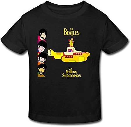 Diane L The Beatles Yellow Submarine Child's CuteT Shirt for Girls &amp; Boys T-Shirt Black 5-6 Toddler