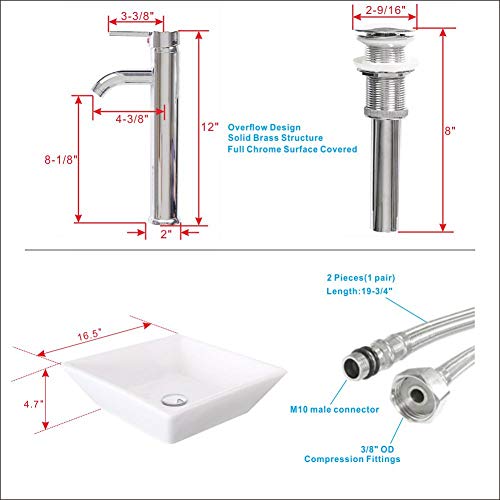 24" Grey Bathroom Vanity Cabinet and Sink Combo Glass Top MDF Wood w/Sink Faucet &Drain set - Thumbnail 4