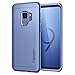 Spigen Thin Fit 360 Designed for Samsung Galaxy S9 Case (2018) Tempered Glass Screen Protectors Included - Coral Blue