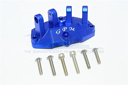 Aluminum Mount for Upper Gearbox Rear Upper Suspension Links LOSI 1:6 Super Baja Rey 4X4 / Super Baja Rey 2.0 / Super Rock Rey V2 / Super Baja Rey BND Upgrades - Blue