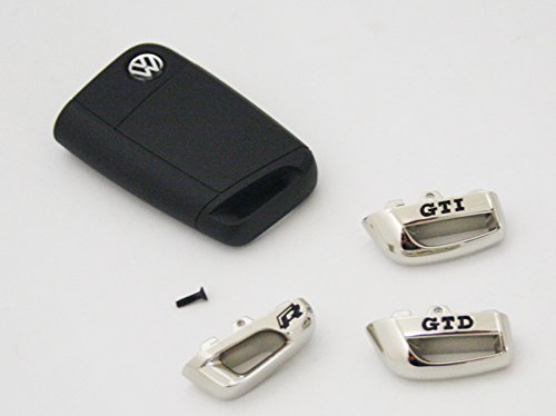 Cap for key GTD / GTI / r Original VW Chrome / Black cap Car key - R