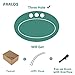 PARLOS Bathroom Faucet Two-Handle Centerset Design with Pop-up Drain and Faucet Supply Lines, Brushed Nickel,Demeter 13625