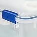 IRIS USA WSB-SS Ziploc WeatherShield 16 Quart Storage Box, Clear, 4 Count