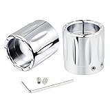 Pair of Chrome CNC Edge Cut Front Axle Nut Covers Cap For Harley Davidson Touring 2008-2017