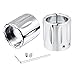Amazicha Chrome CNC Edge Cut Front Axle Nut Covers Cap for Harley Davidson Touring 2008-2018