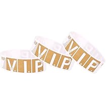 200 Bracelets VIP étanches En Papier Laser – Fermeture Adhésive, Pour Concerts, Festivals, Fêtes !