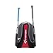 EASTON E210BP Bat & Equipment Backpack Bag, 2021, Baseball Softball, 2 Bat Sleeves, Smart Gear Storage Shelf, Vented Shoe Pocket, Valuables Pocket, Rubberized Zipper Pulls, Fence Hook